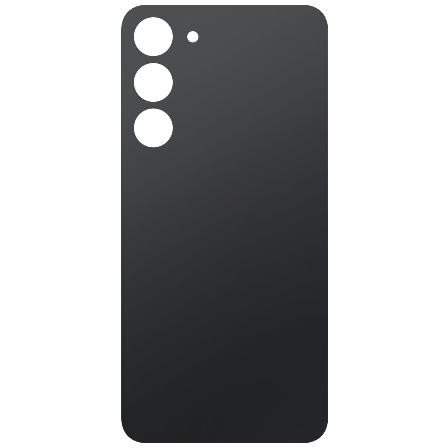 Batteriedeckel kompatibel mit Samsung Galaxy S23+ S916, Schwarz