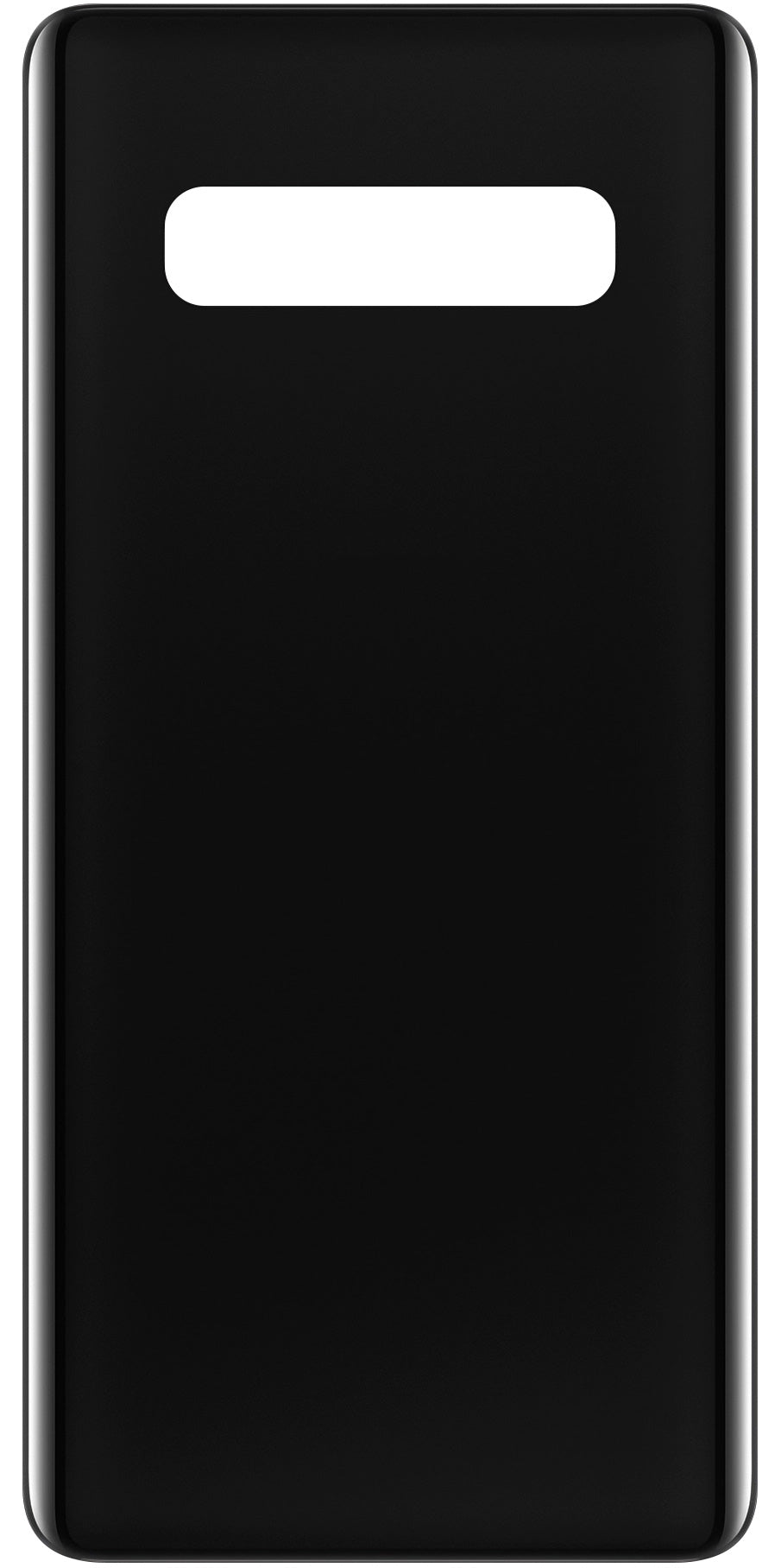 Akkuabdeckung kompatibel mit Samsung Galaxy S10+ G975, Schwarz