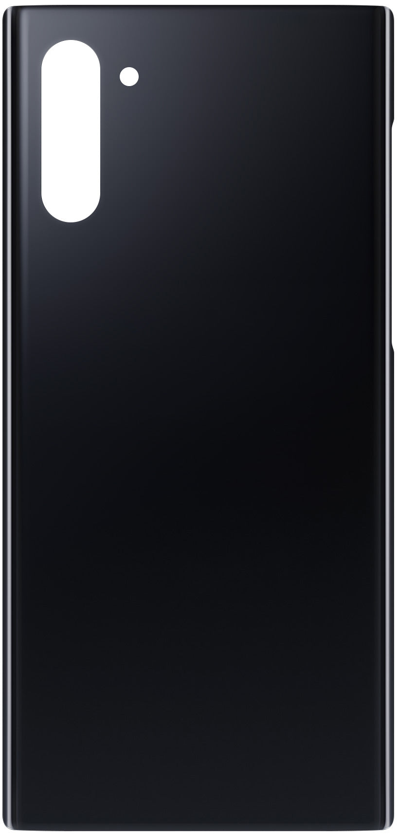 Akkuabdeckung kompatibel mit Samsung Galaxy Note10 N970, Schwarz