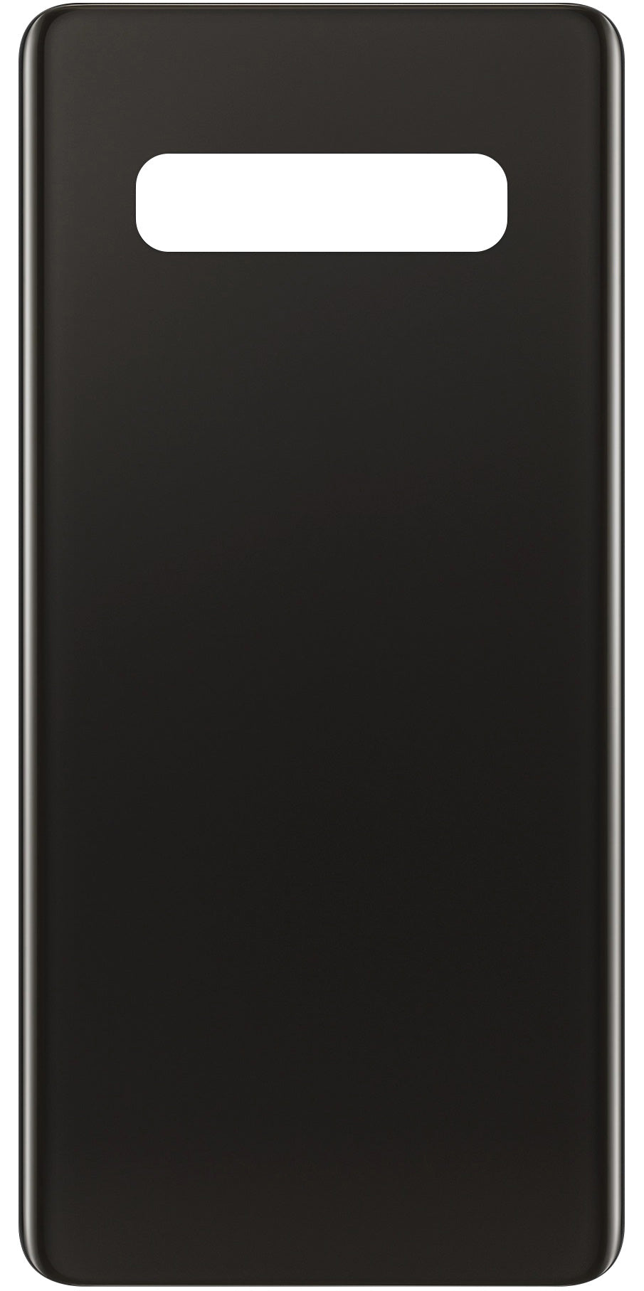 Akkudeckel kompatibel mit Samsung Galaxy S10 G973, Schwarz
