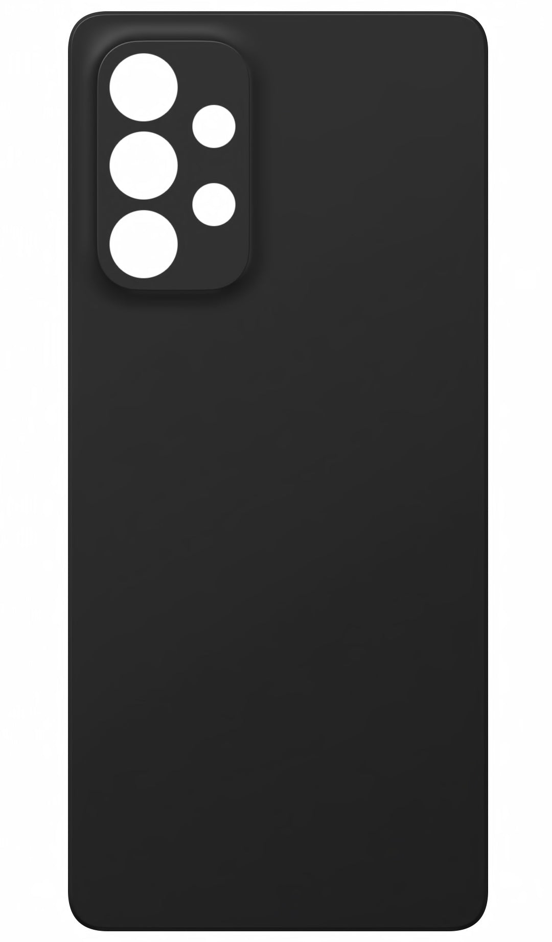 Battery Cover compatible with Samsung Galaxy A53 5G A536, Black
