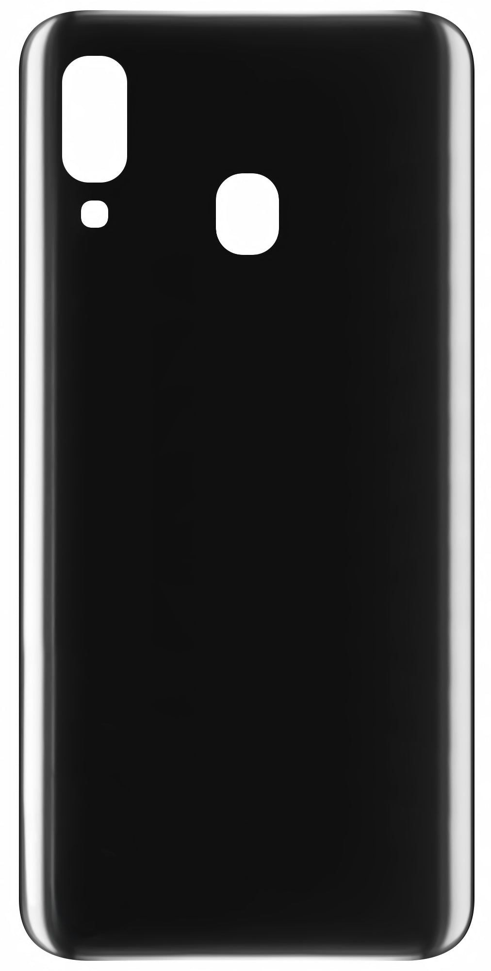 Batteriedeckel kompatibel mit Samsung Galaxy A40 A405, Schwarz
