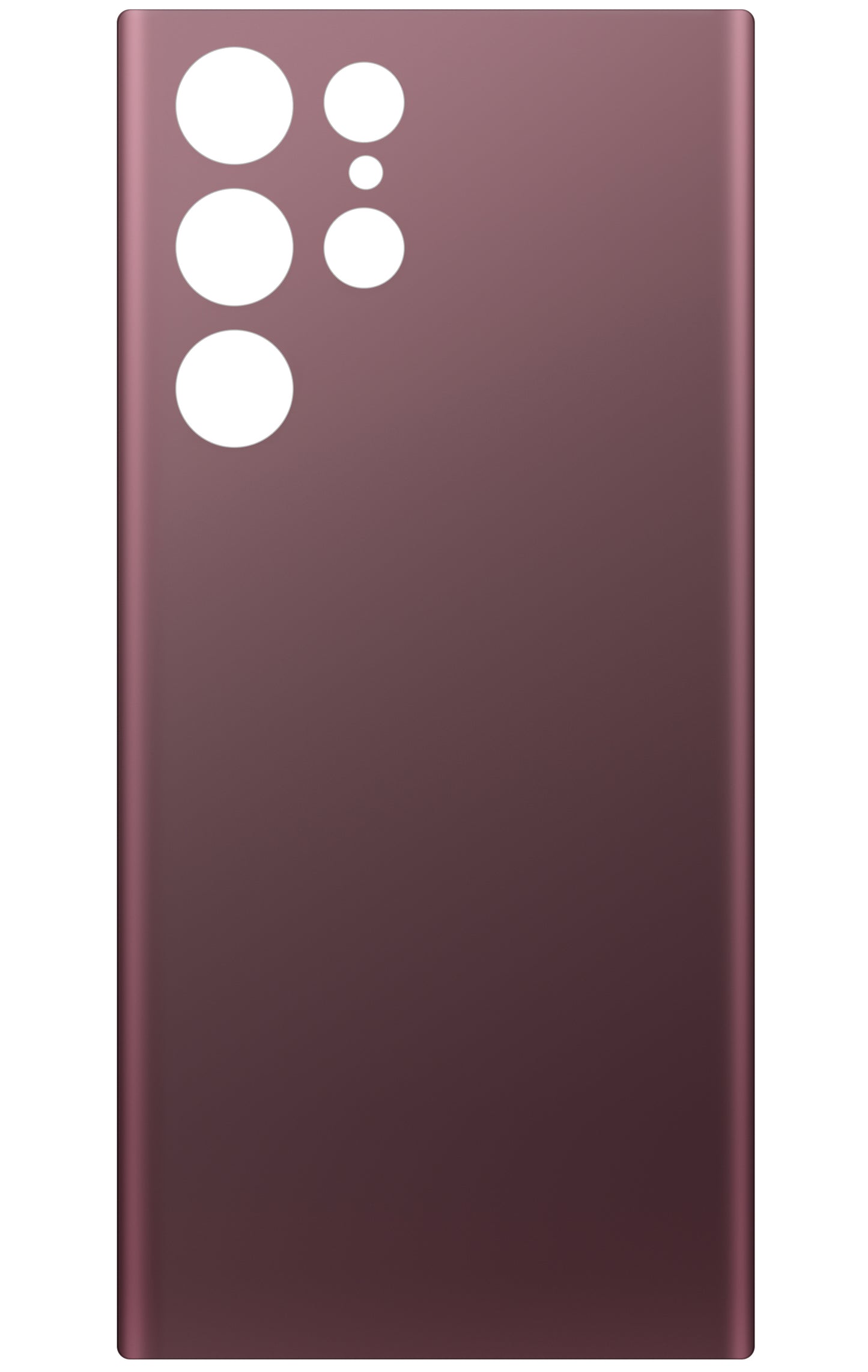 Battery Cover compatible with Samsung Galaxy S22 Ultra 5G S908, Burgundy