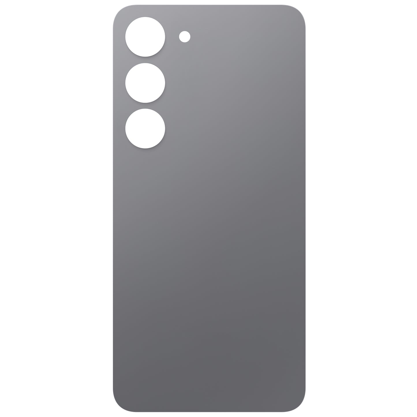 Akkudeckel kompatibel mit Samsung Galaxy S23 S911, Grau