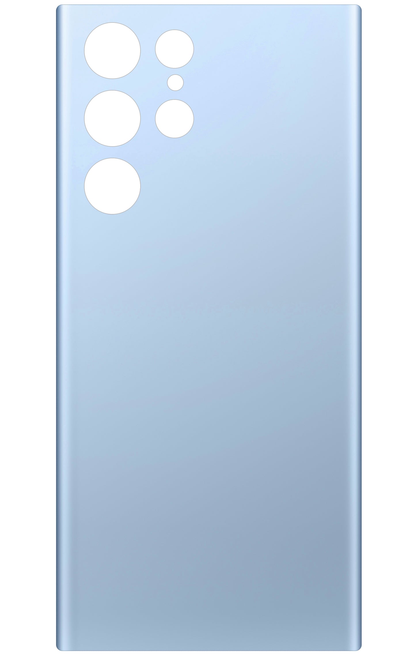 Batteriedeckel kompatibel mit Samsung Galaxy S22 Ultra 5G S908, Blau