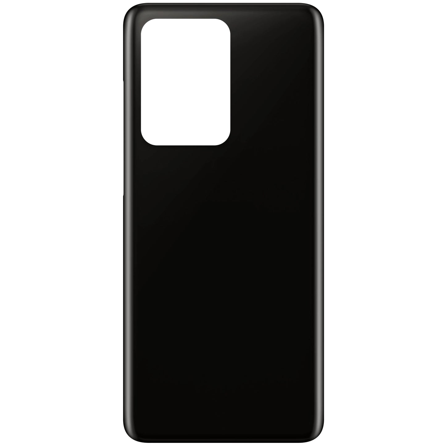 Akkuabdeckung kompatibel mit Samsung Galaxy S20 Ultra 5G G988 / S20 Ultra G988, Schwarz