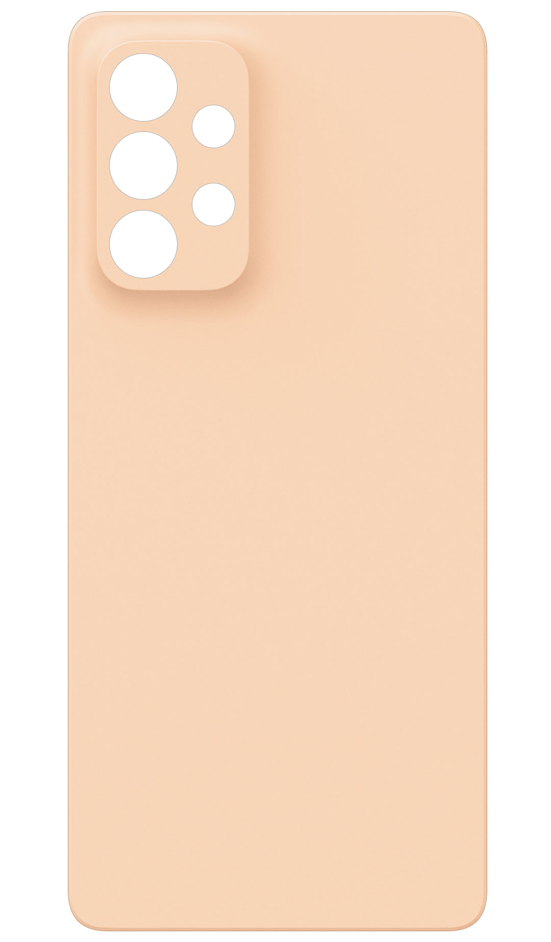 Akkudeckel kompatibel mit Samsung Galaxy A53 5G A536, Orange