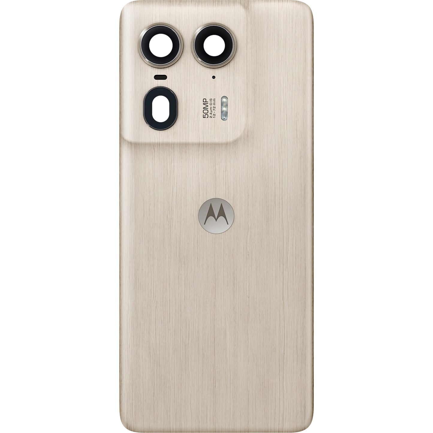 Akkuabdeckung Motorola Edge 50 Ultra, Beige (Nordisches Holz), Service Pack 5S58C24472