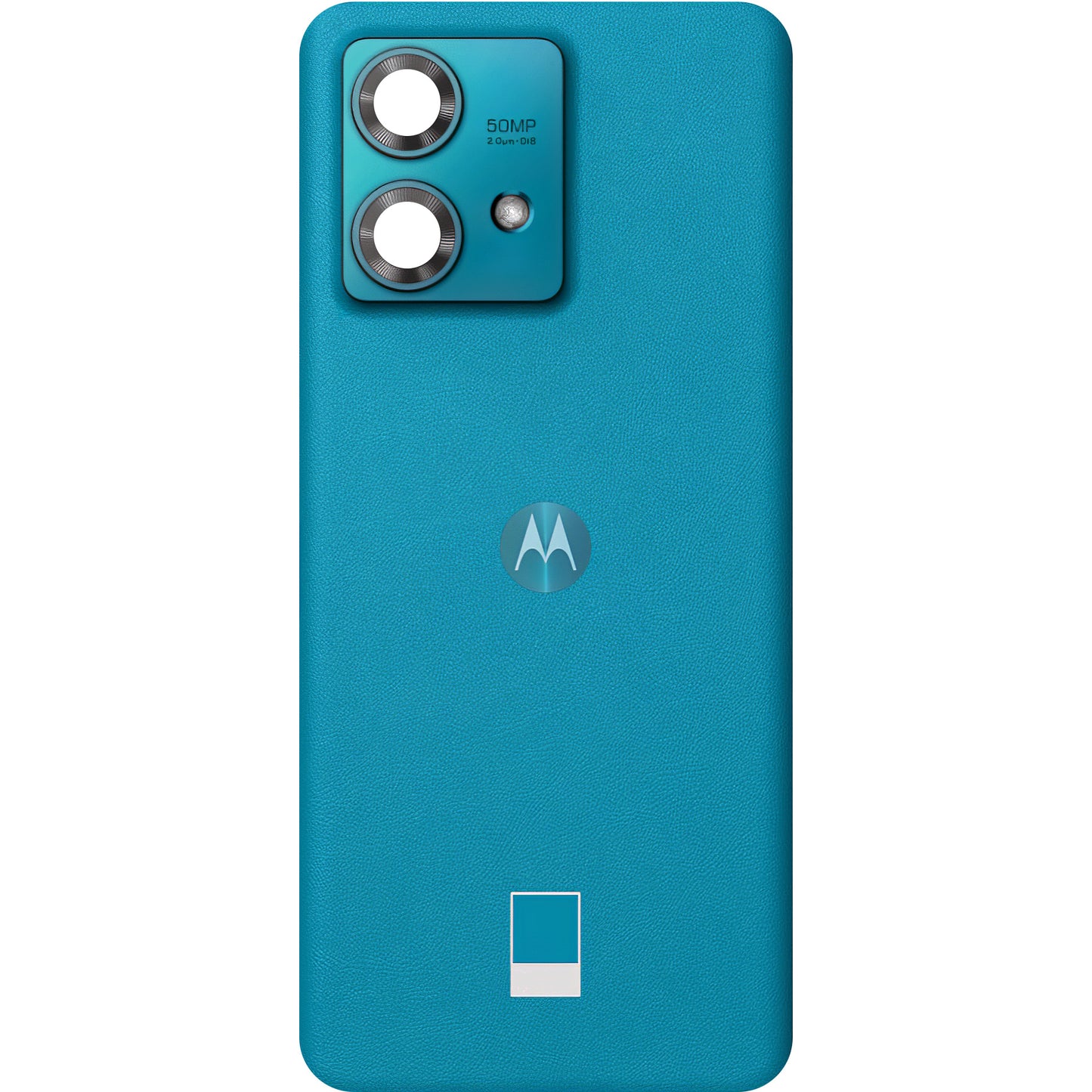 Batteriedeckel Motorola Edge 40 Neo, Blau (Caneel Bay), Service Pack 5S58C23170