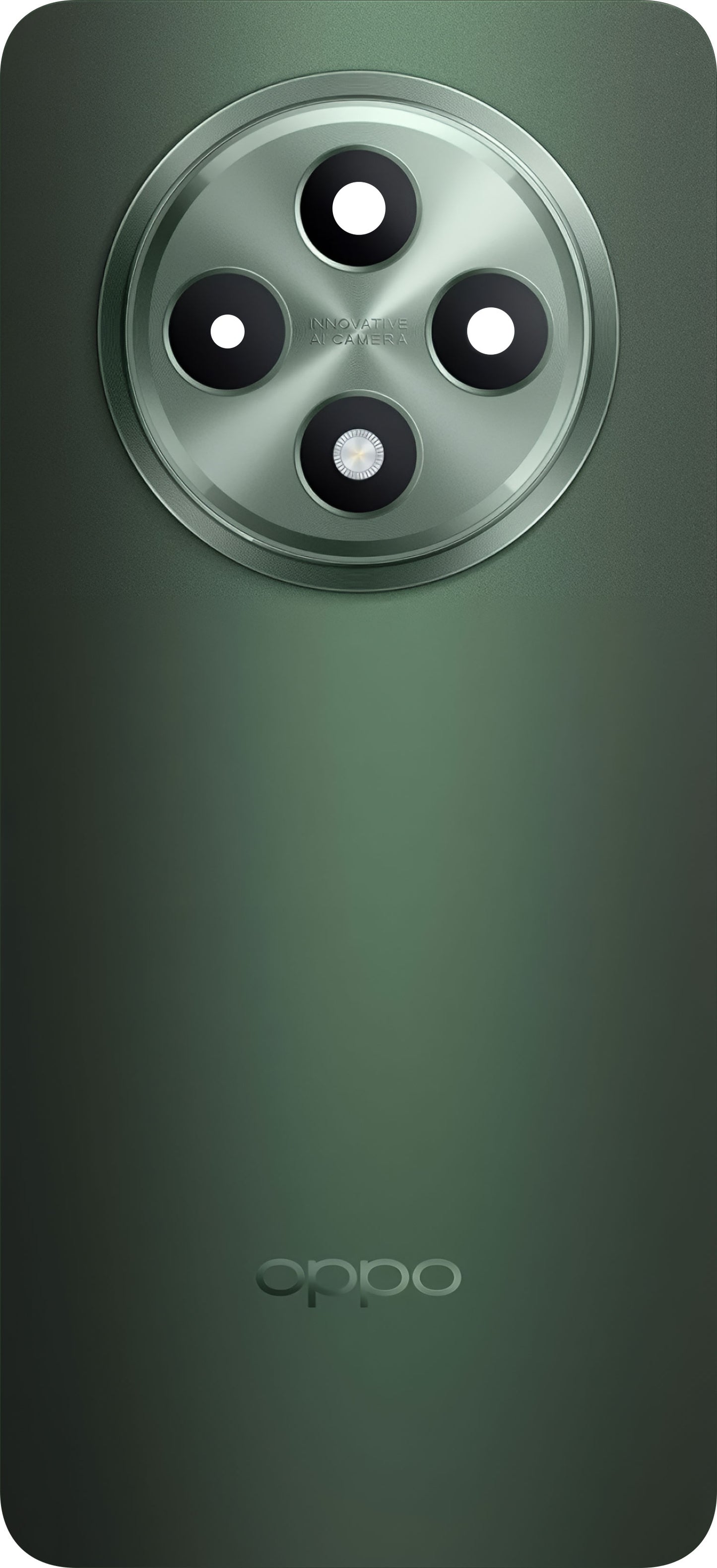 Akkudeckel Oppo Reno12 F, Grün (Olive Green), Service Pack 621033000345