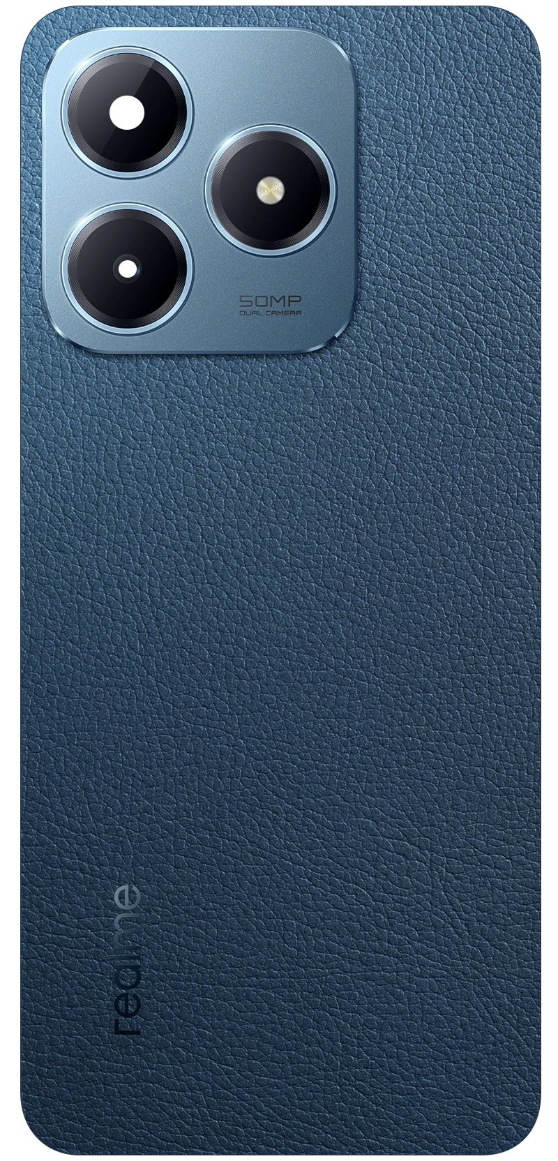 Batterieabdeckung Realme C63, Blau (Leather Blue), Service Pack 621033000270