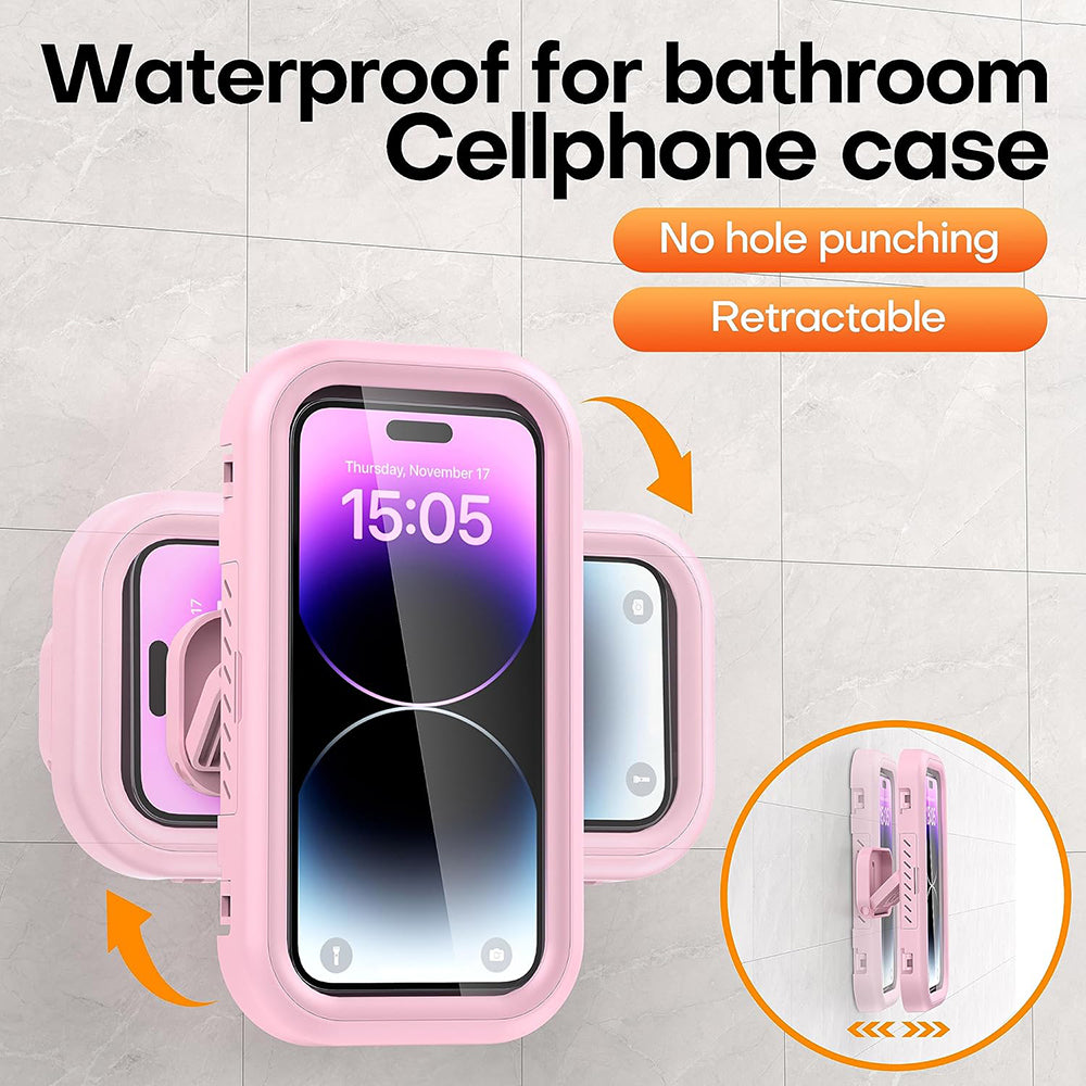 Wandgehäuse mit Touch-Membran Techsuit LC-999 für Telefon, Wasserdicht, Roségold