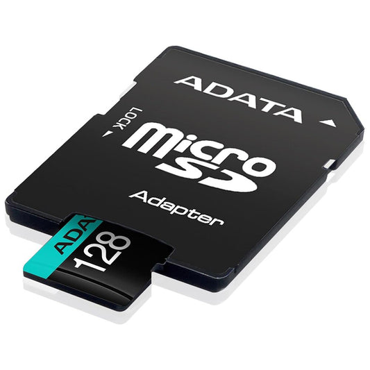 Speicherkarte microSDXC Adata Premier Pro, 128GB, Klasse 10 / UHS-1 U3, mit Adapter AUSDX128GUI3V30SA2-RA1