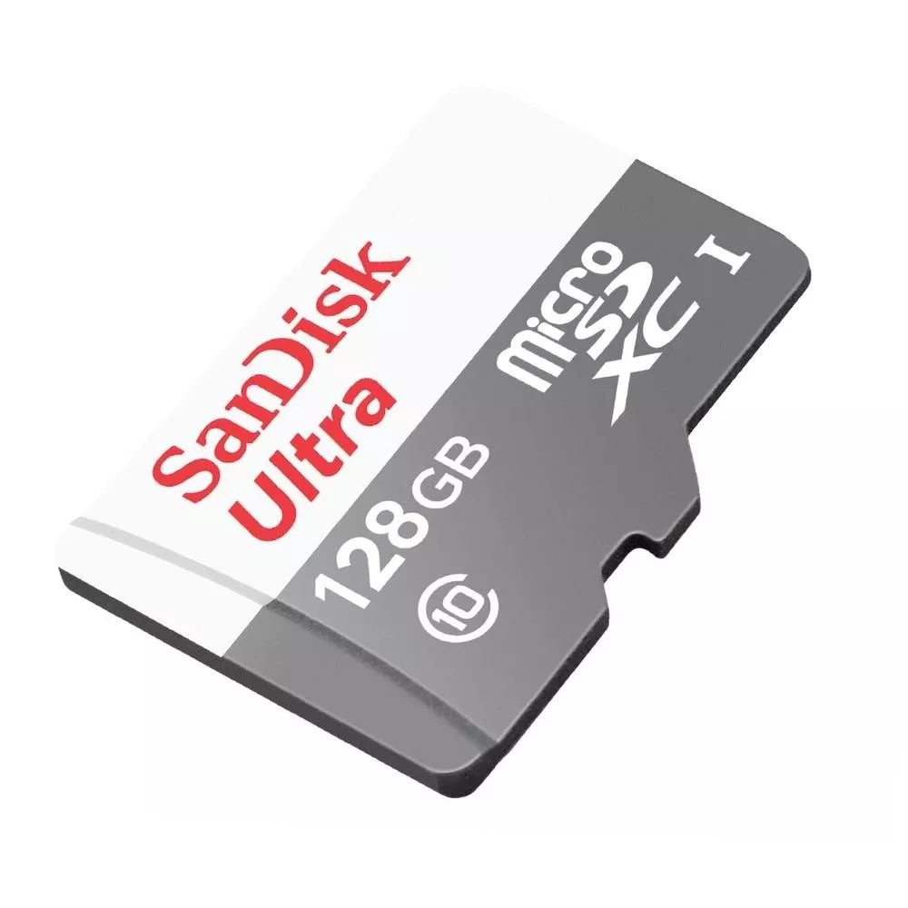 SanDisk Ultra microSDXC Speicherkarte, 128Gb, Klasse 10 SDSQUNR-128G-GN6MN