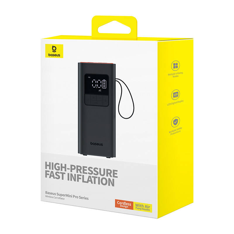 Baseus SuperMini Pro C111 Auto-Luftkompressor | 50W | 4000mAh | Digital