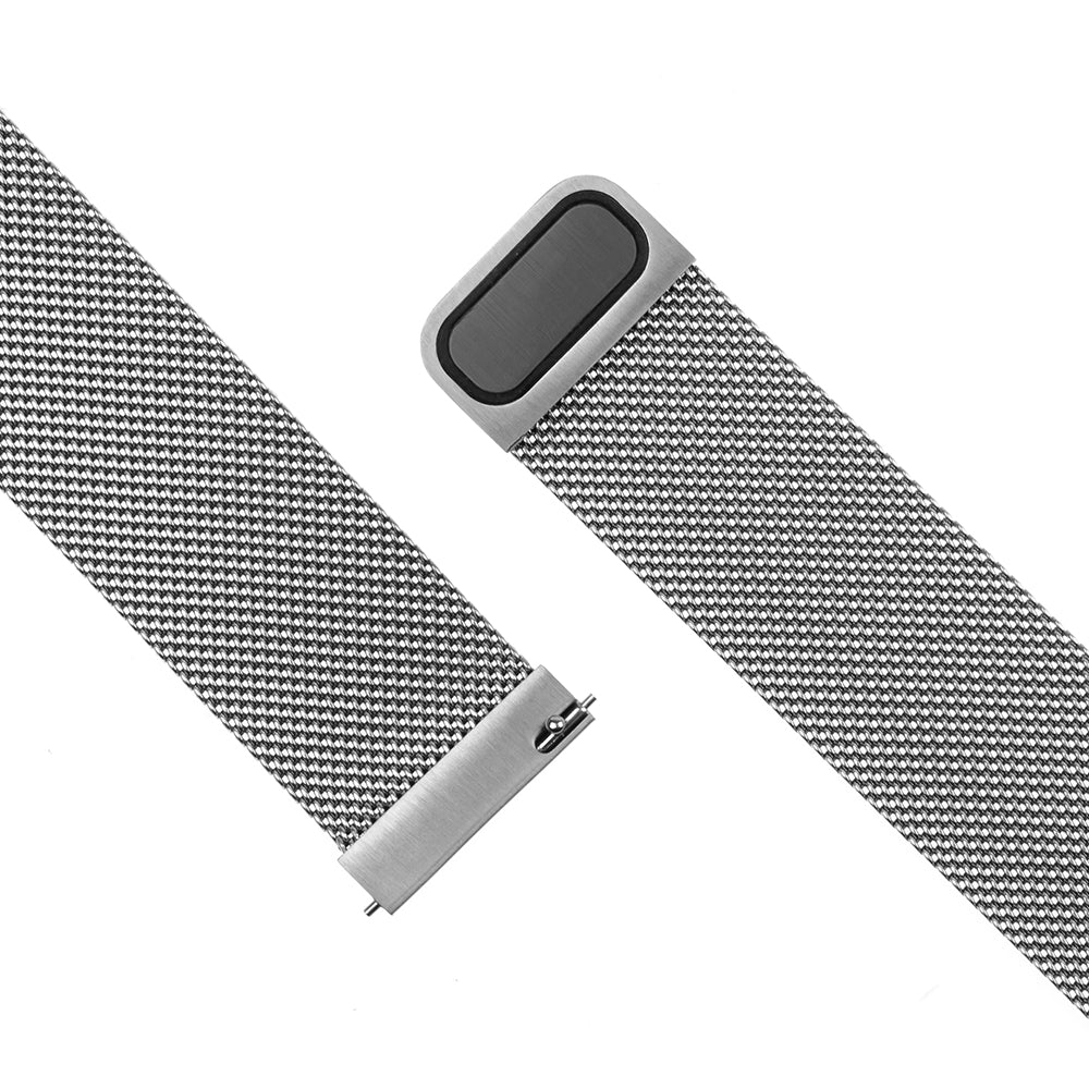 Fixed Mesh Armband für Huawei Watch / Xiaomi Watch Series, 22mm, Silberfarben
