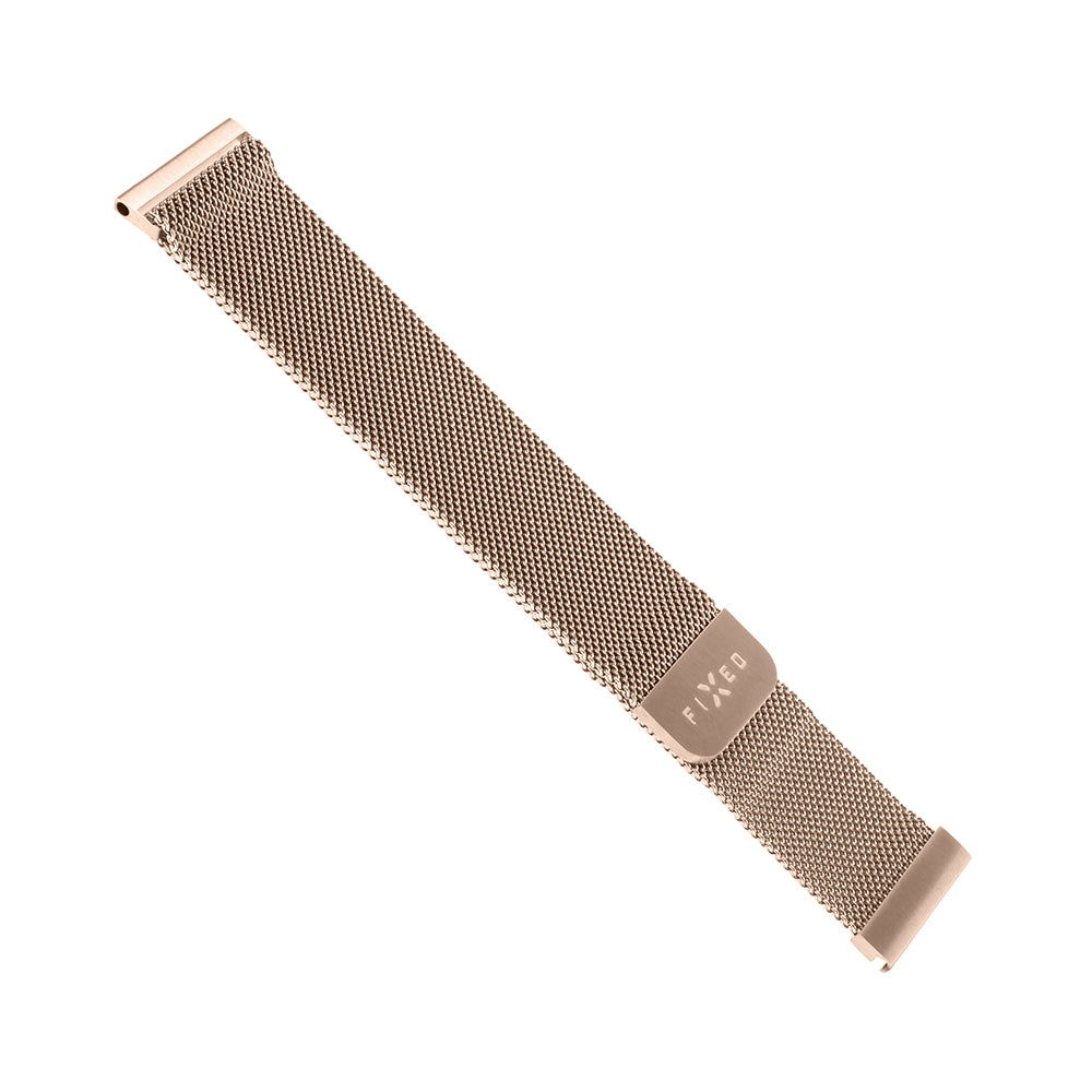 Fixed Mesh Strap for Huawei Watch / Xiaomi Watch Series, 22mm, Rose Gold