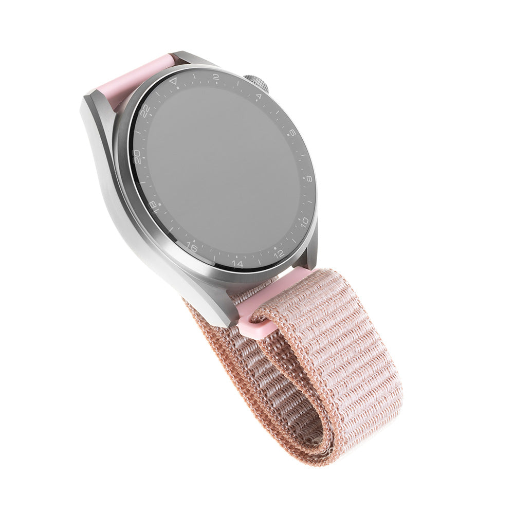 Fixed Nylon Armband für Samsung Galaxy Watch / Huawei Watch Series, 20mm, Roségold