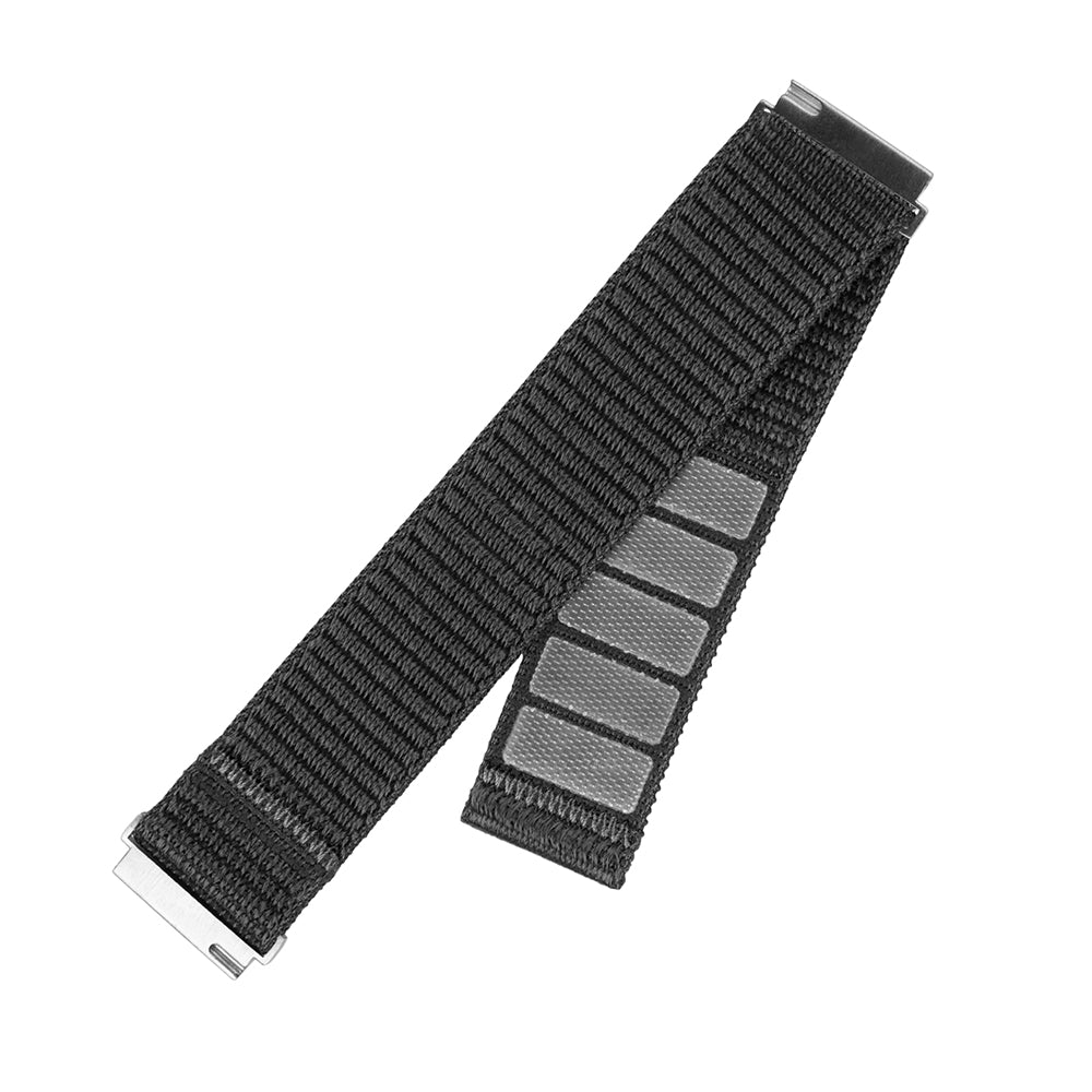 Fixed Nylon Sporty Armband für Huawei Watch / Xiaomi Watch Series, 22mm, Dunkelgrau