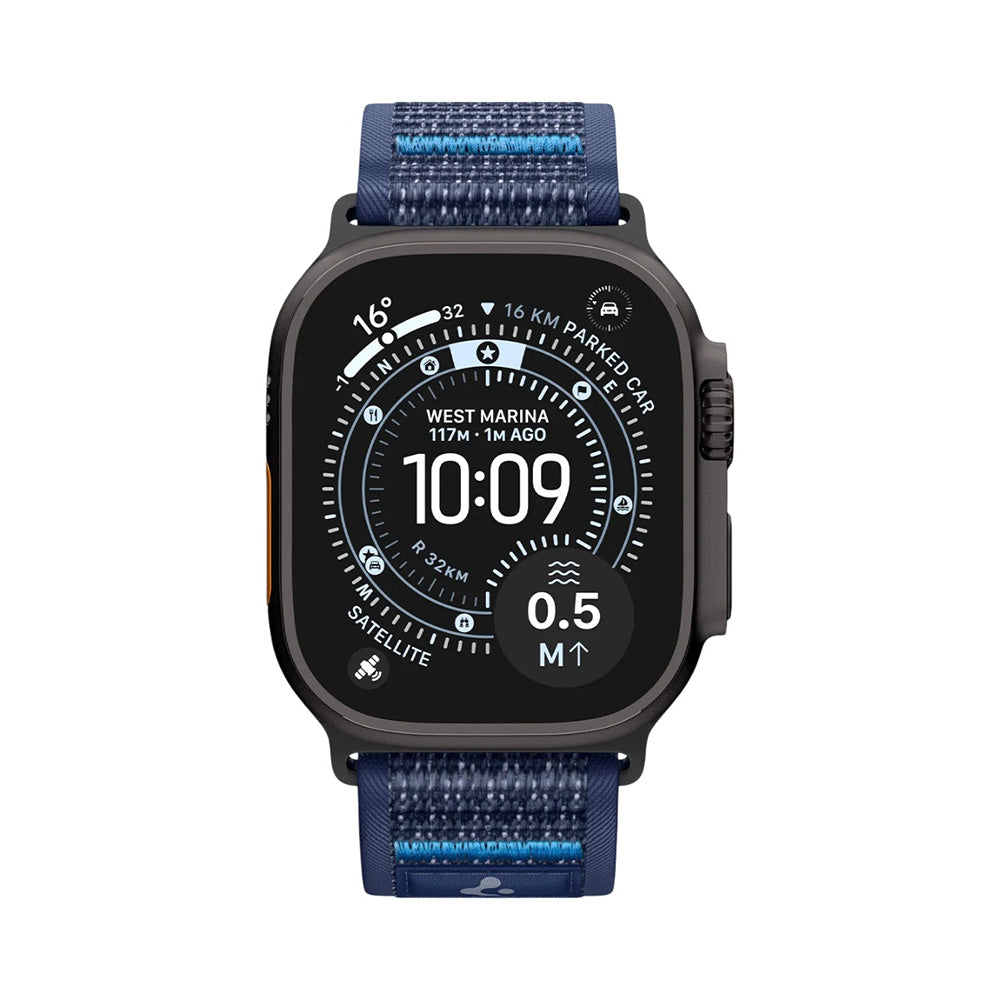 Spigen Athlex Air 2 Armband für Apple Watch 49mm / 46mm / 45mm / 44mm Serie, Marineblau AMP10608