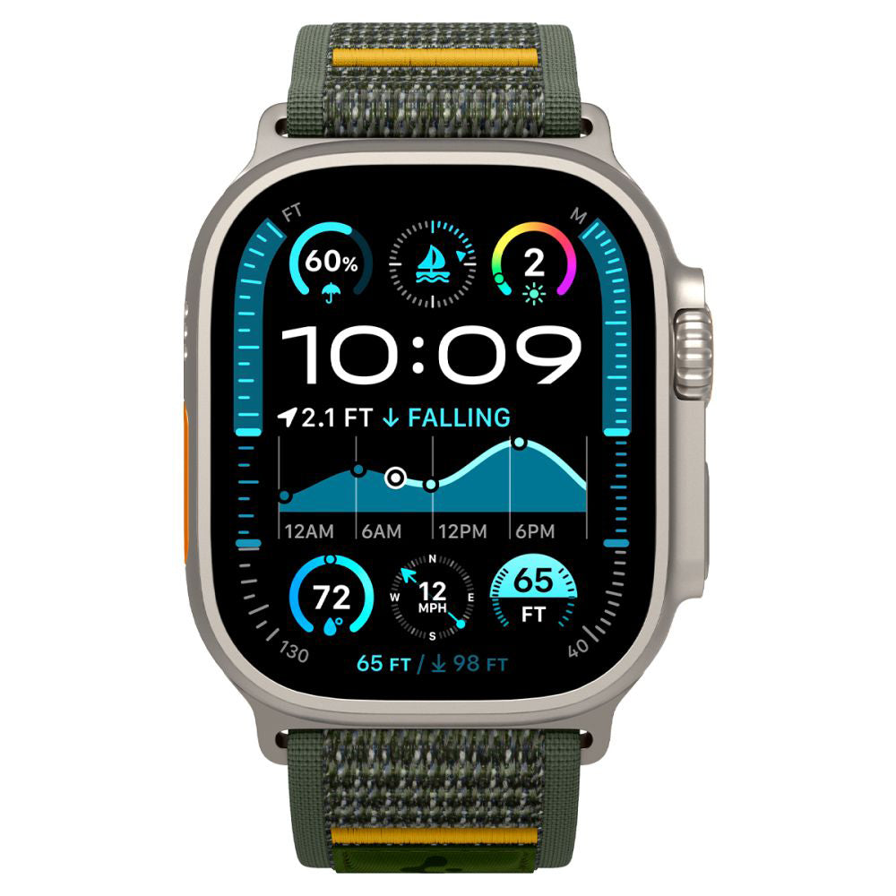 Spigen Athlex Air Strap for Apple Watch 49mm / 46mm / 45mm / 44mm Series, Green AMP09035