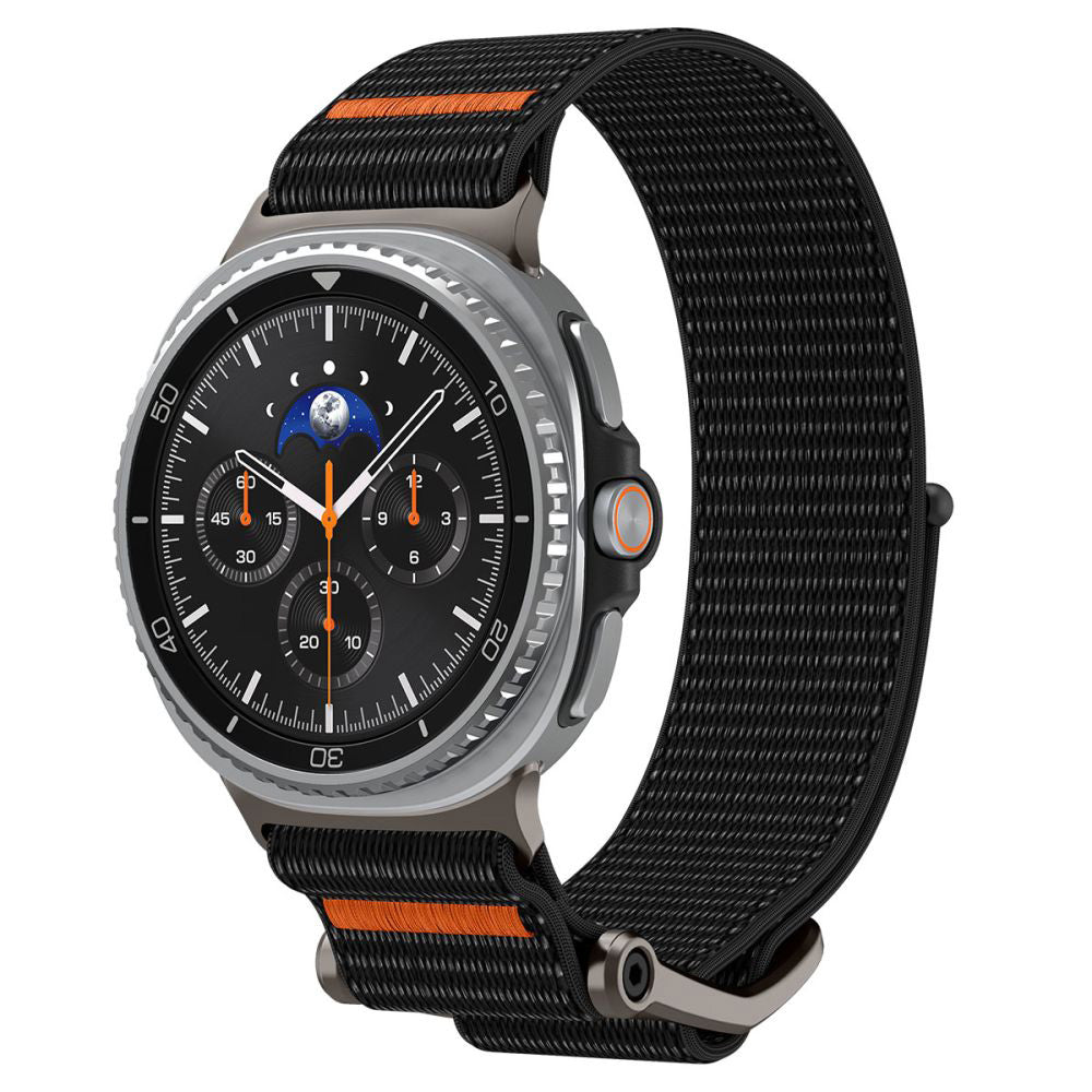 Spigen DuraPro Flex Armband für Samsung Galaxy Watch8 / Watch8 Classic Series, Schwarz AMP10116