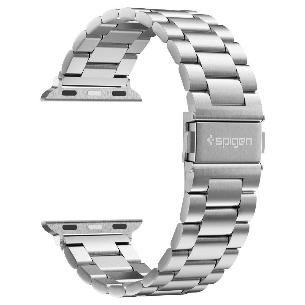 Spigen Modern Fit Armband für Apple Watch 49mm / 46mm / 45mm / 44mm / 42mm Serie, Silber 062MP25404