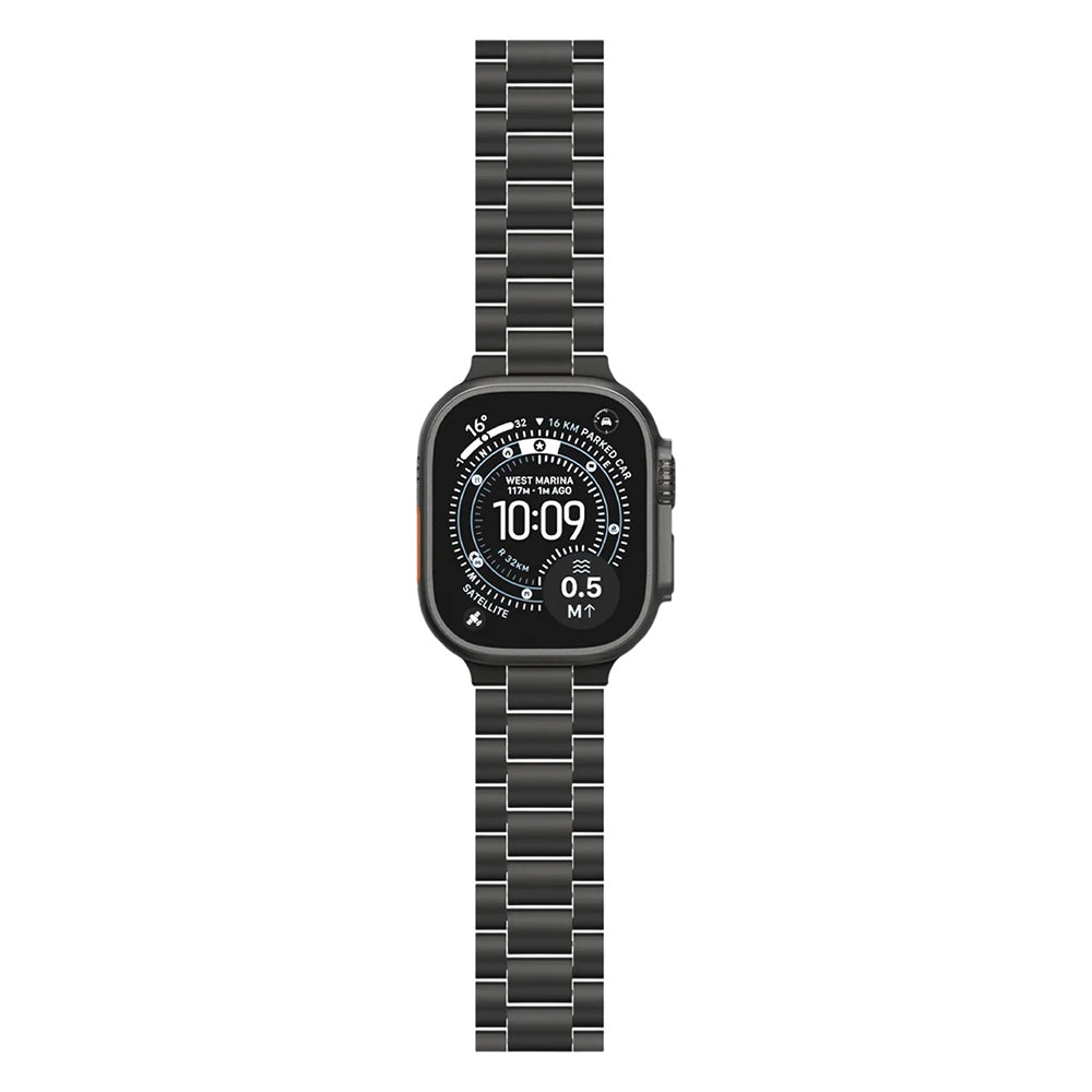Spigen Modern Fit Armband für Apple Watch 49mm / 46mm / 45mm / 44mm / 42mm Serie, Schwarz AMP11577