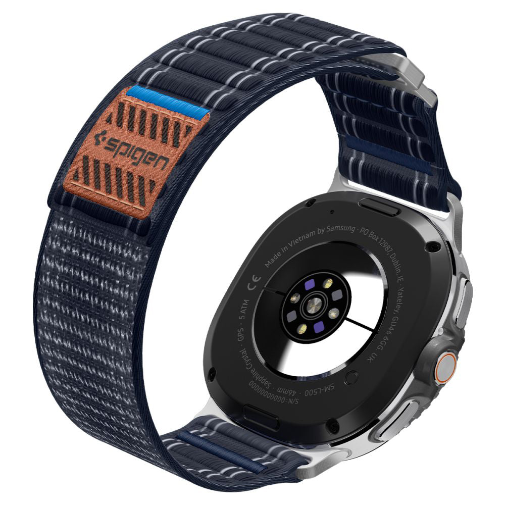 Spigen WBF0 Band for Samsung Galaxy Watch8 / Watch8 Classic Series, Navy Blue AMP10155