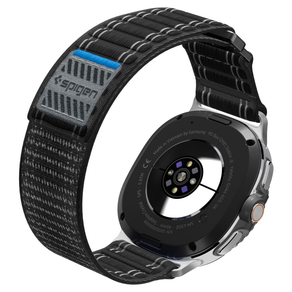 Spigen WBF0 Armband für Samsung Galaxy Watch8 / Watch8 Classic Series, Schwarz AMP10153