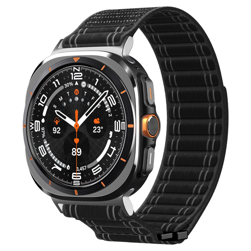 Spigen WBF0 Armband für Samsung Galaxy Watch Ultra, Schwarz AMP10146