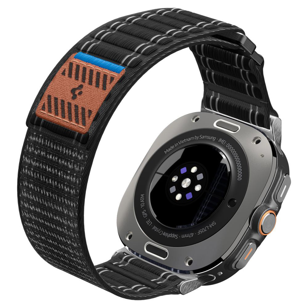 Spigen WBF0 Armband für Samsung Galaxy Watch Ultra, Schwarz AMP10146