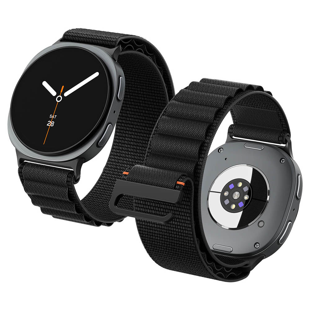 Spigen WBF1 Armband für Samsung Galaxy Watch9 / Watch8 / Watch8 Classic Series, Schwarz AMP11607