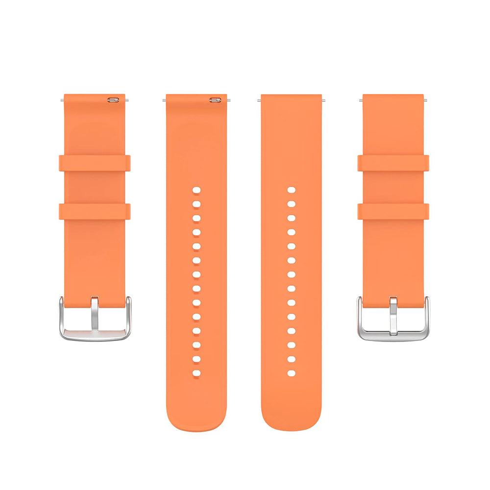 Techsuit W001 Armband für Samsung Galaxy Watch / Huawei Watch Series, 20mm, Orange