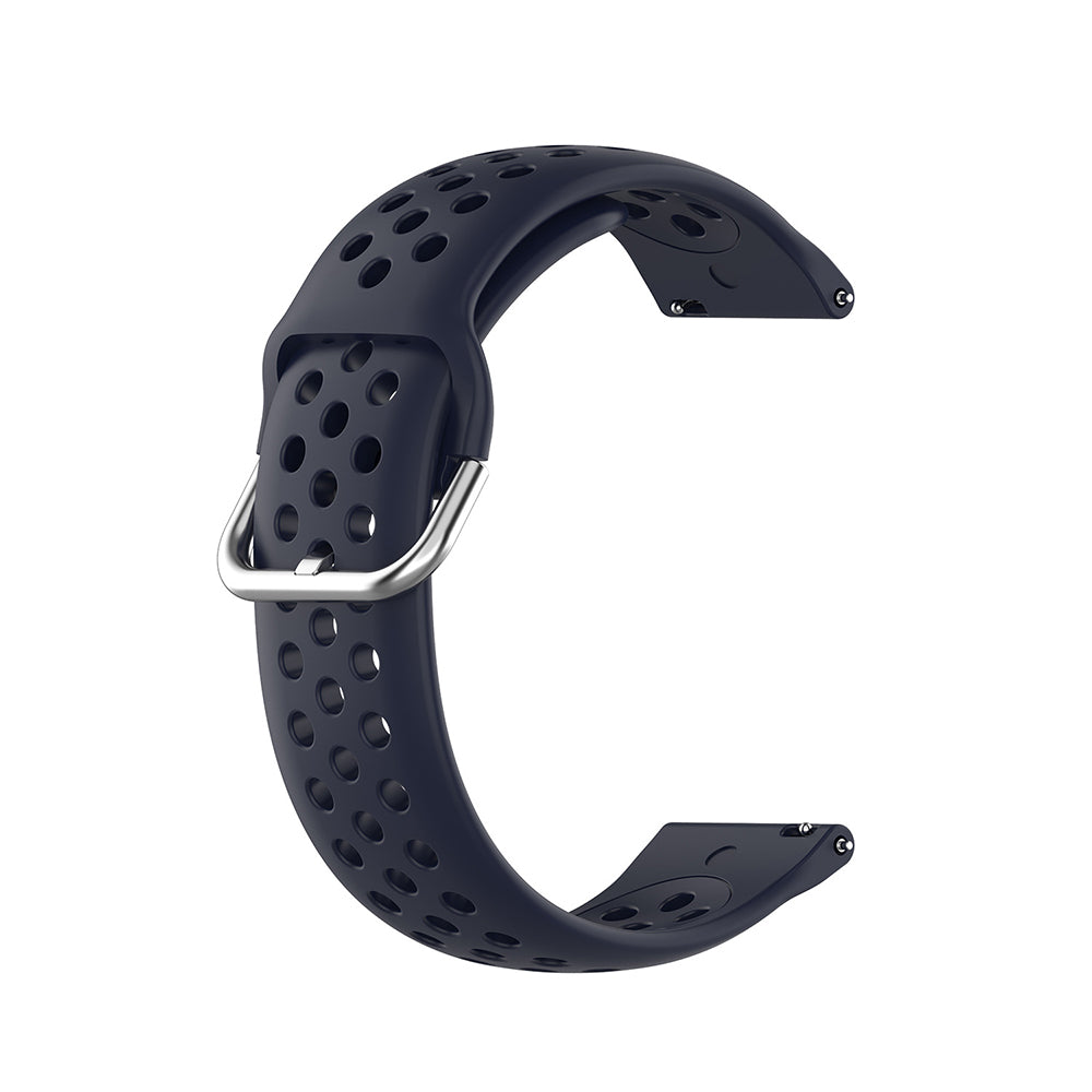 Techsuit W004 Armband für Samsung Galaxy Watch / Huawei Watch Series, 22mm, Dunkelblau