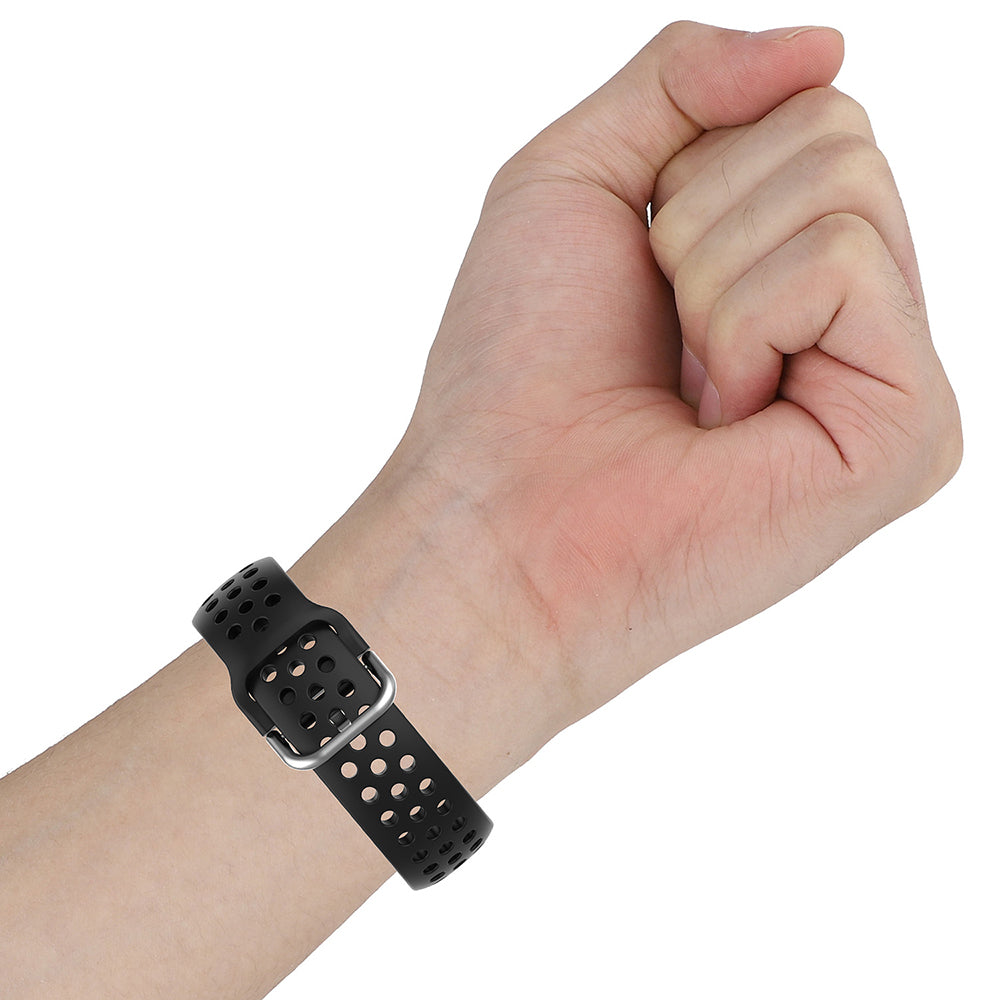 Techsuit W004 Armband für Samsung Galaxy Watch / Huawei Watch Series, 22mm, Dunkelblau