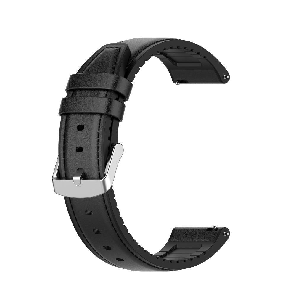 Techsuit W007 Armband für Samsung Galaxy Watch / Huawei Watch Series, 20mm, Schwarz