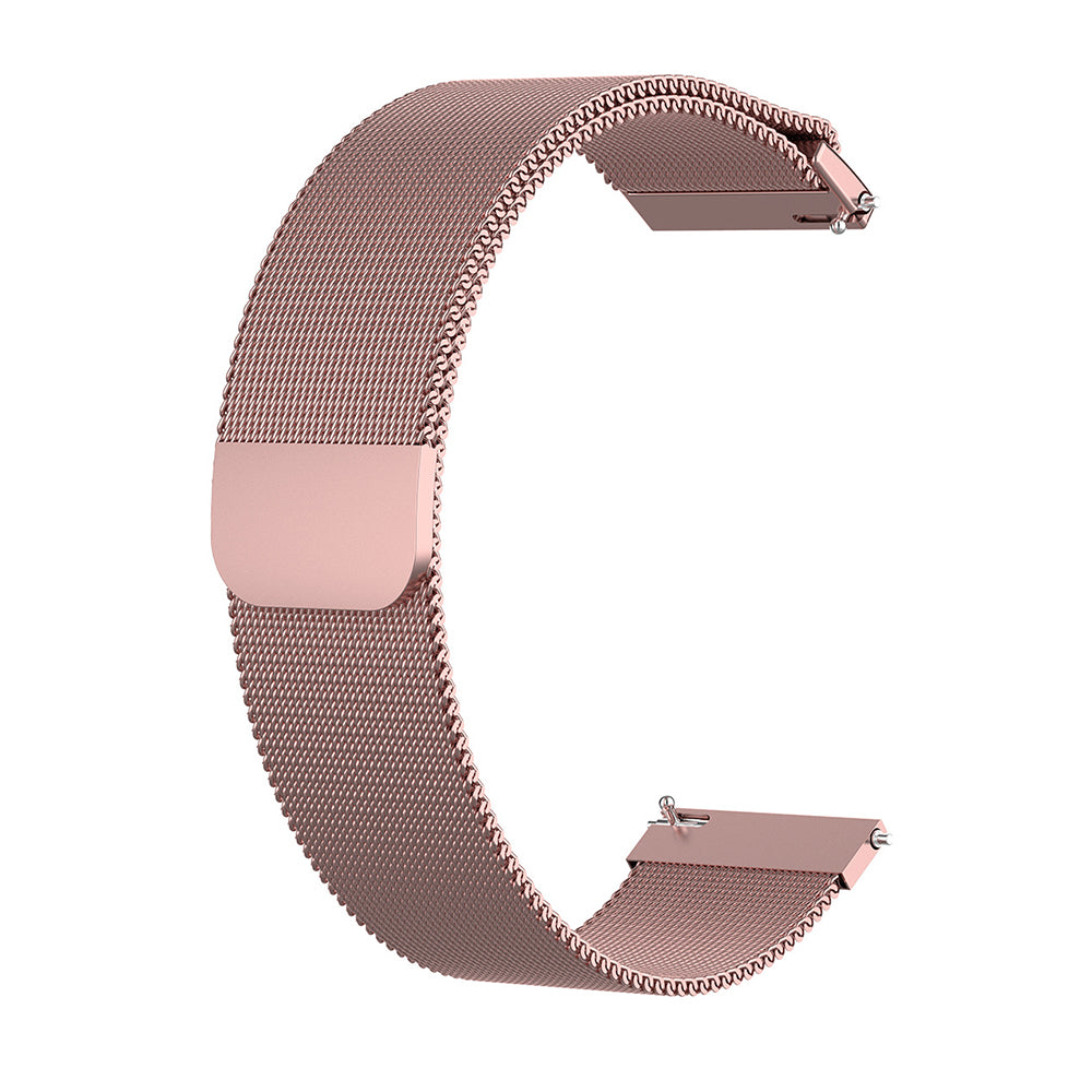 Techsuit W009 Armband für Huawei Watch / Garmin Watch Series, 18mm, Roségold