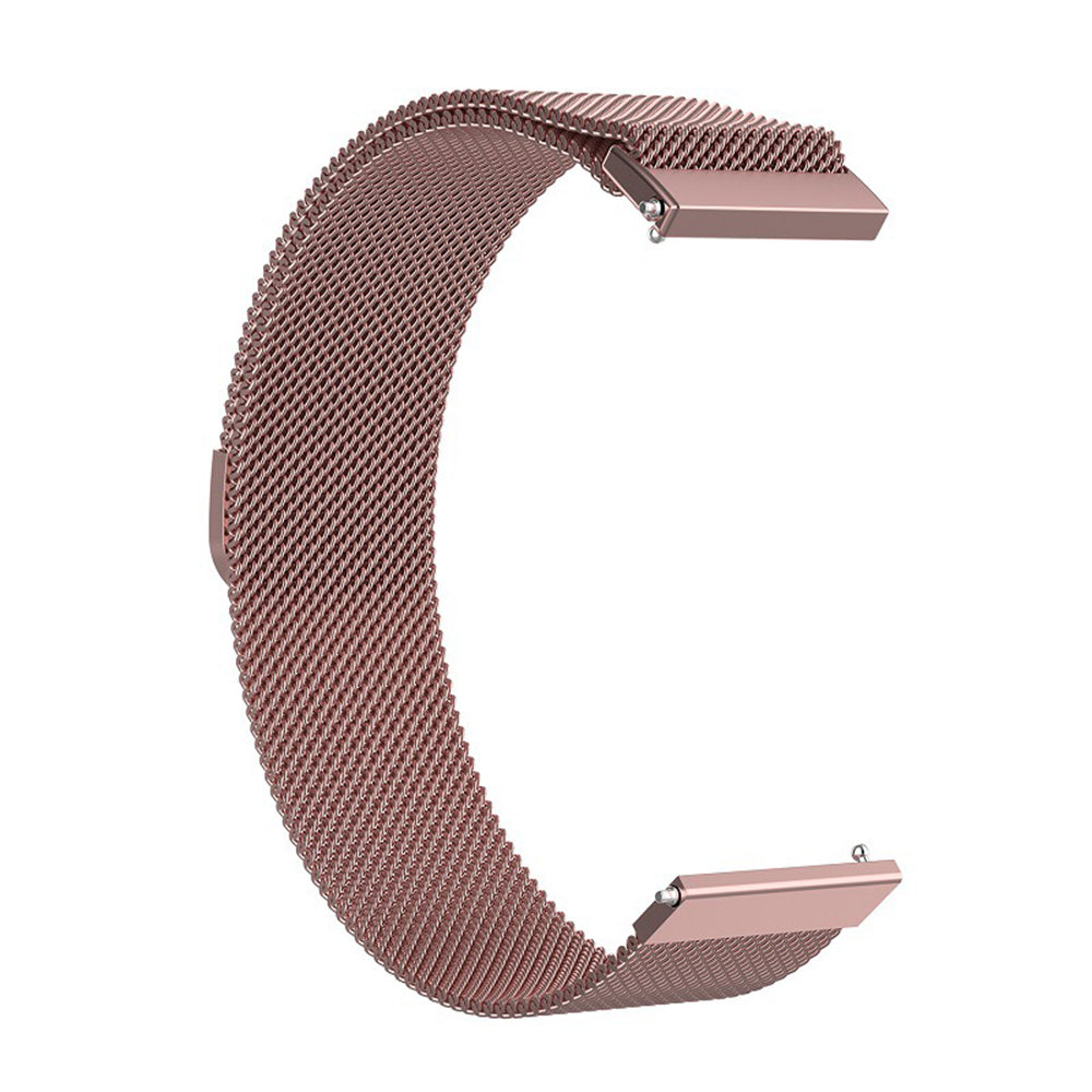 Techsuit W009 Armband für Huawei Watch / Garmin Watch Series, 18mm, Roségold
