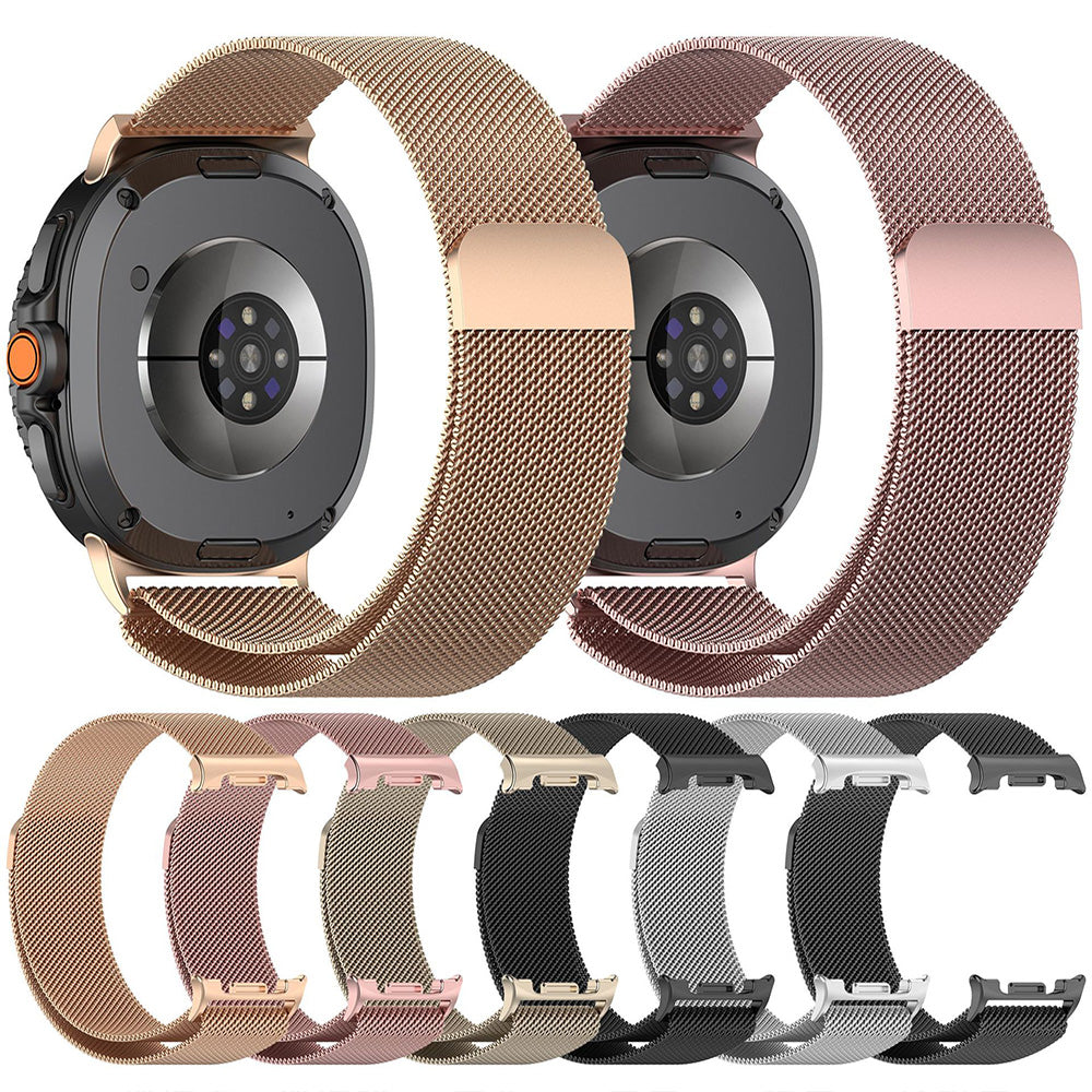 Techsuit W009 Armband für Samsung Galaxy Watch8 / Watch8 Classic Series, Silber