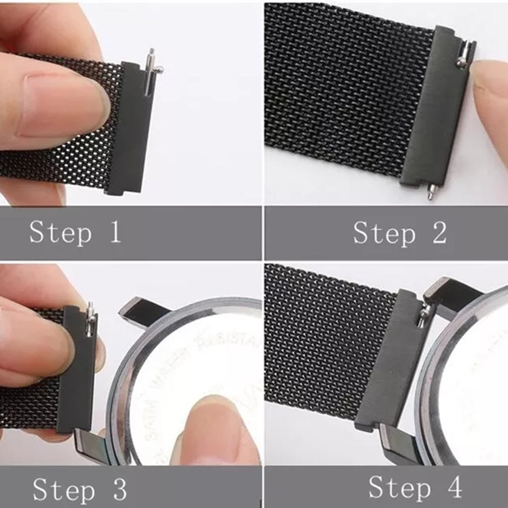 Techsuit W009 Armband für Samsung Galaxy Watch / Huawei Watch Series, 22mm, Blau