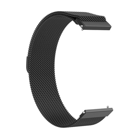 Techsuit W009 Armband für Samsung Galaxy Watch / Huawei Watch Series, 22mm, Schwarz