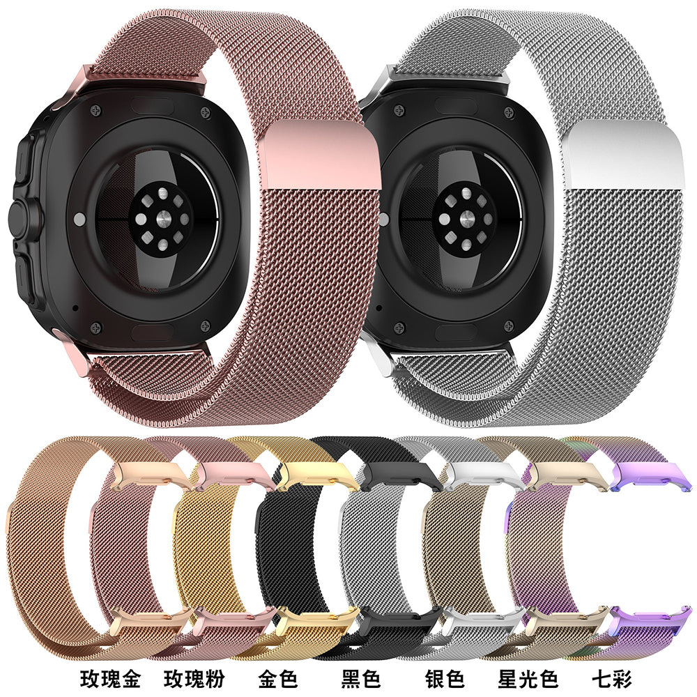 Techsuit W009 Armband für Samsung Galaxy Watch Ultra, Silber