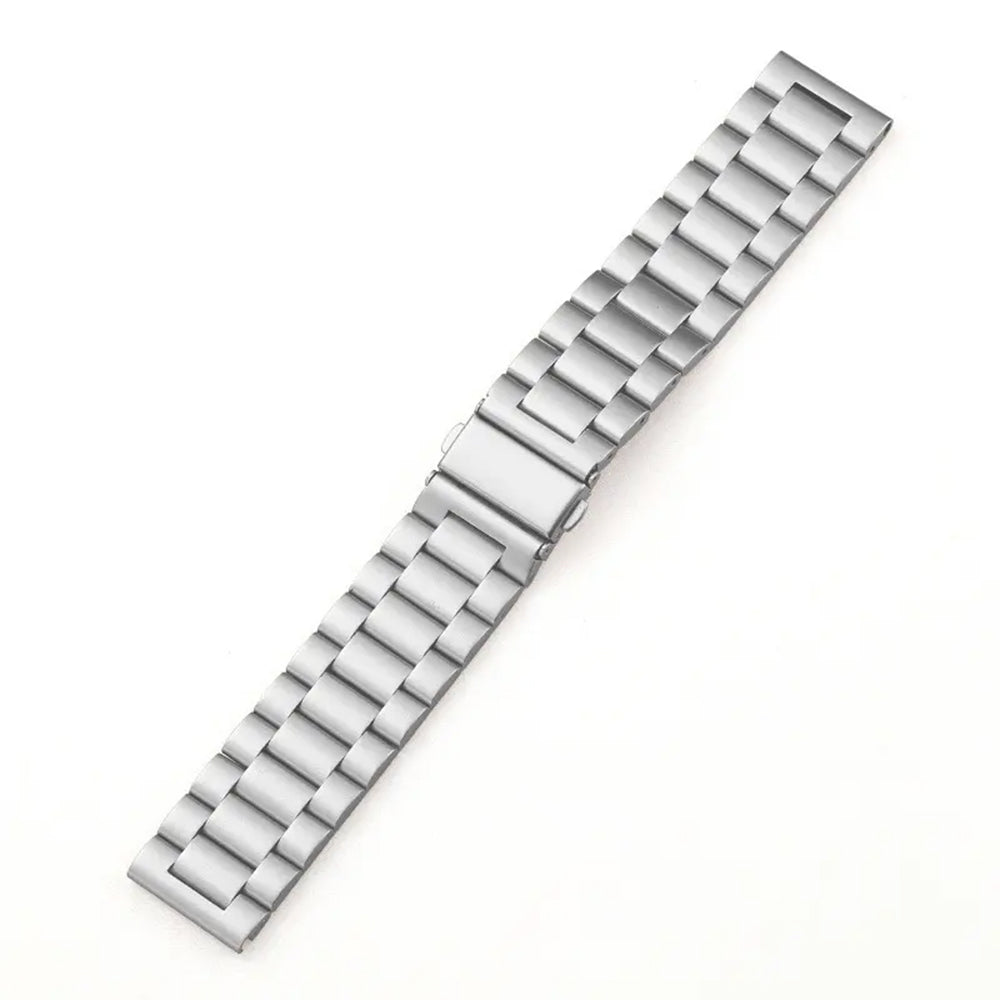 Techsuit W010 Armband für Samsung Galaxy Watch / Huawei Watch Series, 20mm, Silber