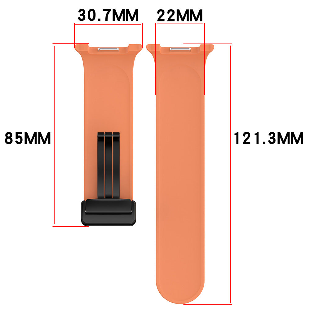 Techsuit W011 Armband für Samsung Galaxy Watch8 / Watch8 Classic Serie, Orange