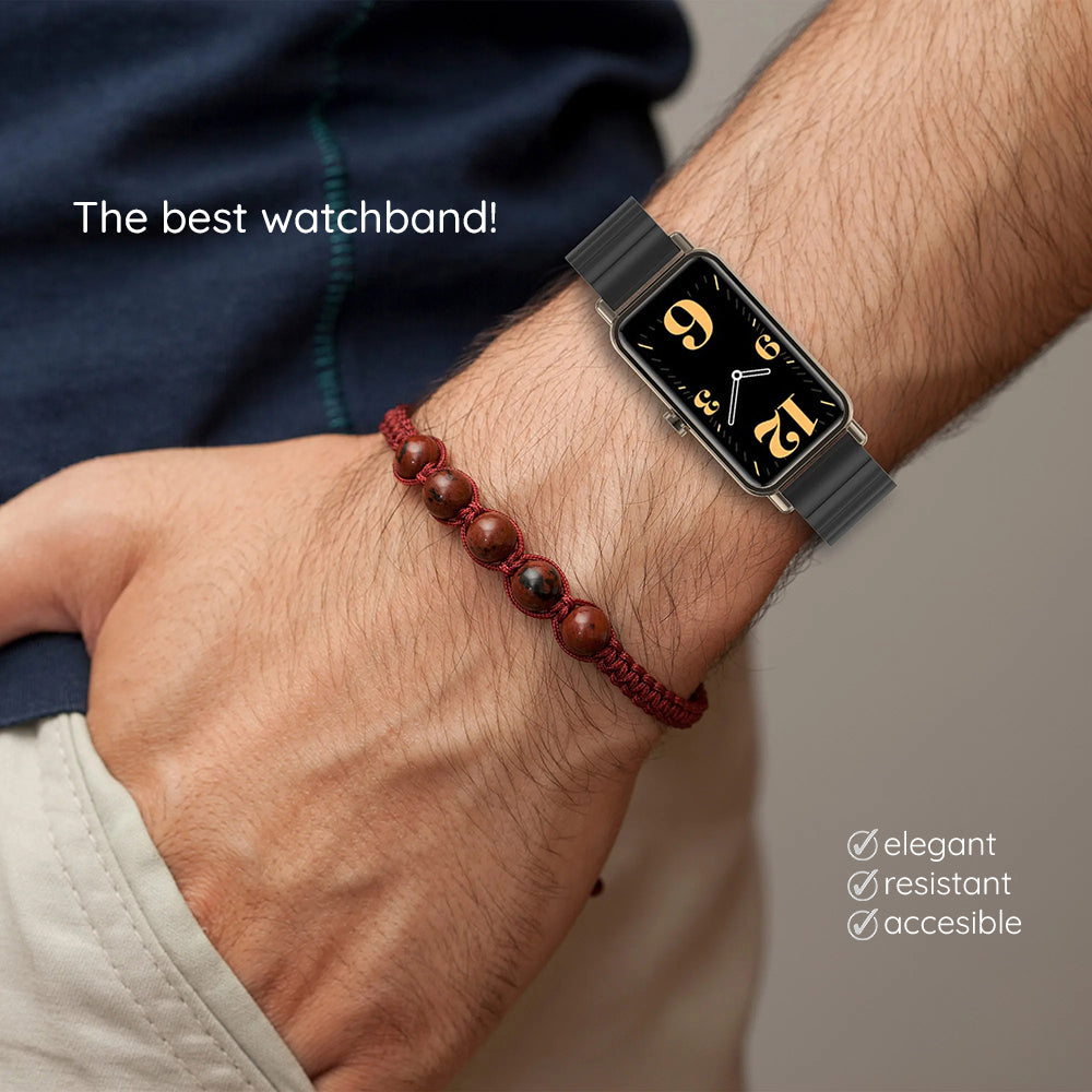 Techsuit W012 Armband für Apple Watch 49mm / 46mm / 45mm / 44mm / 42mm Serie, Silberfarben