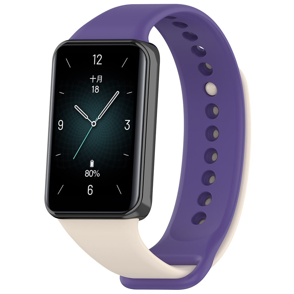 Techsuit W014 Strap for Honor Band 9, Cream Purple
