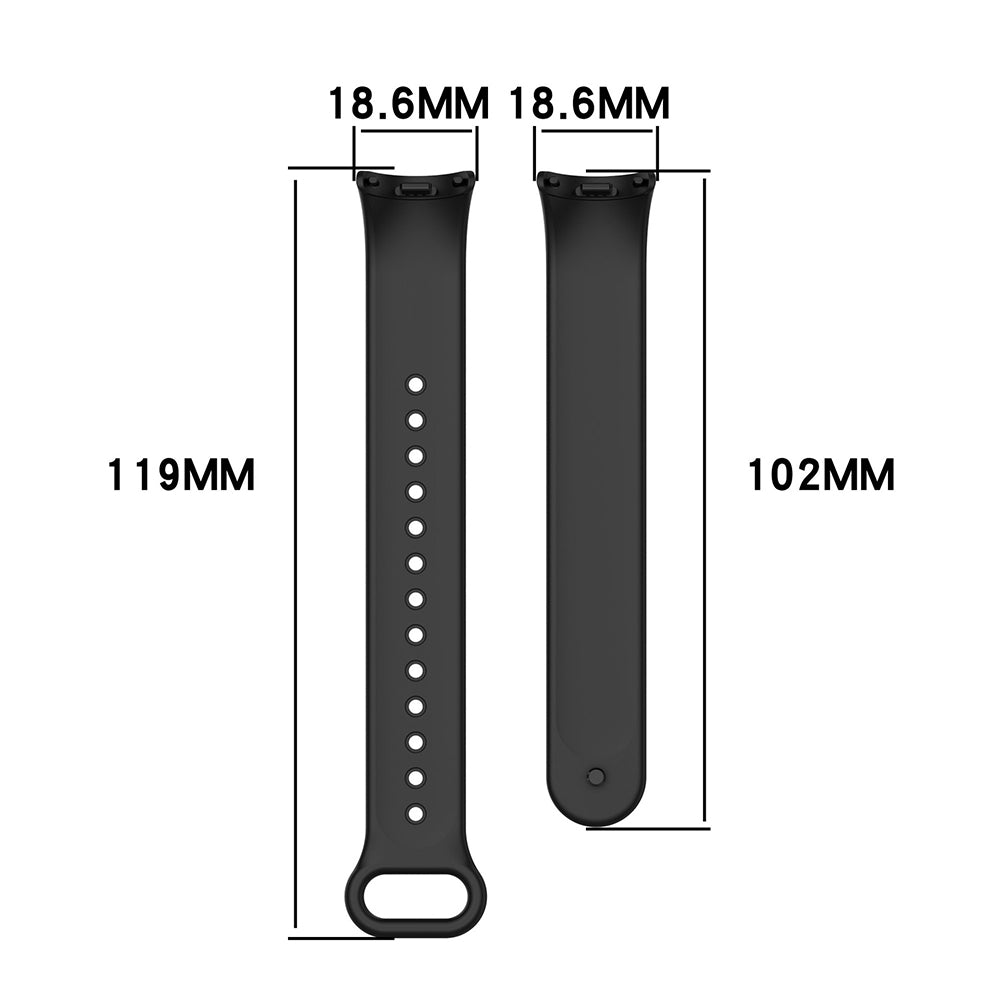 Techsuit Armband W014 für Xiaomi Smart Band 10 / 9 / 8, Rosa