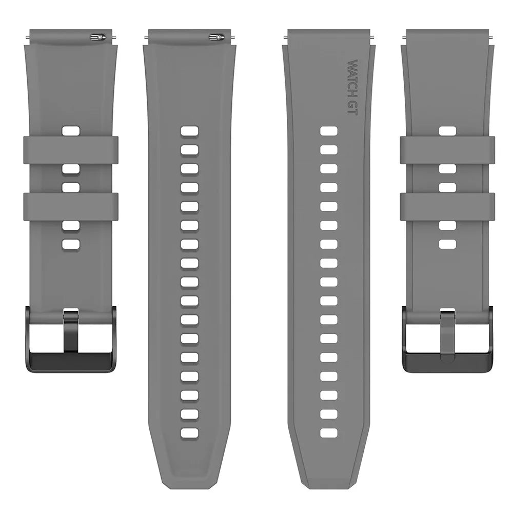 Techsuit W026 Armband für Samsung Galaxy Watch / Huawei Watch Series, 20mm, Grau