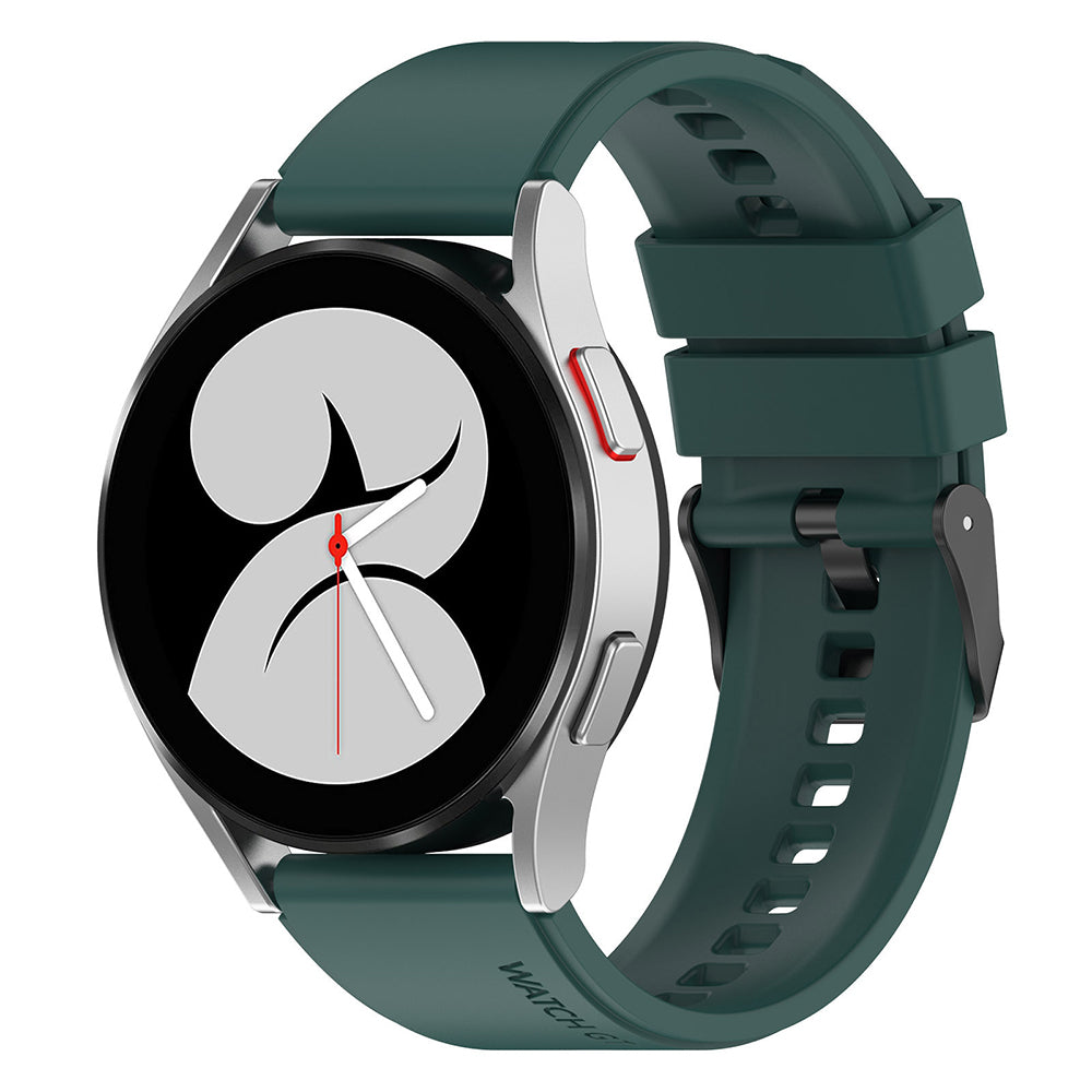 Techsuit W026 Armband für Samsung Galaxy Watch / Huawei Watch Series, 20mm, Dunkelgrün